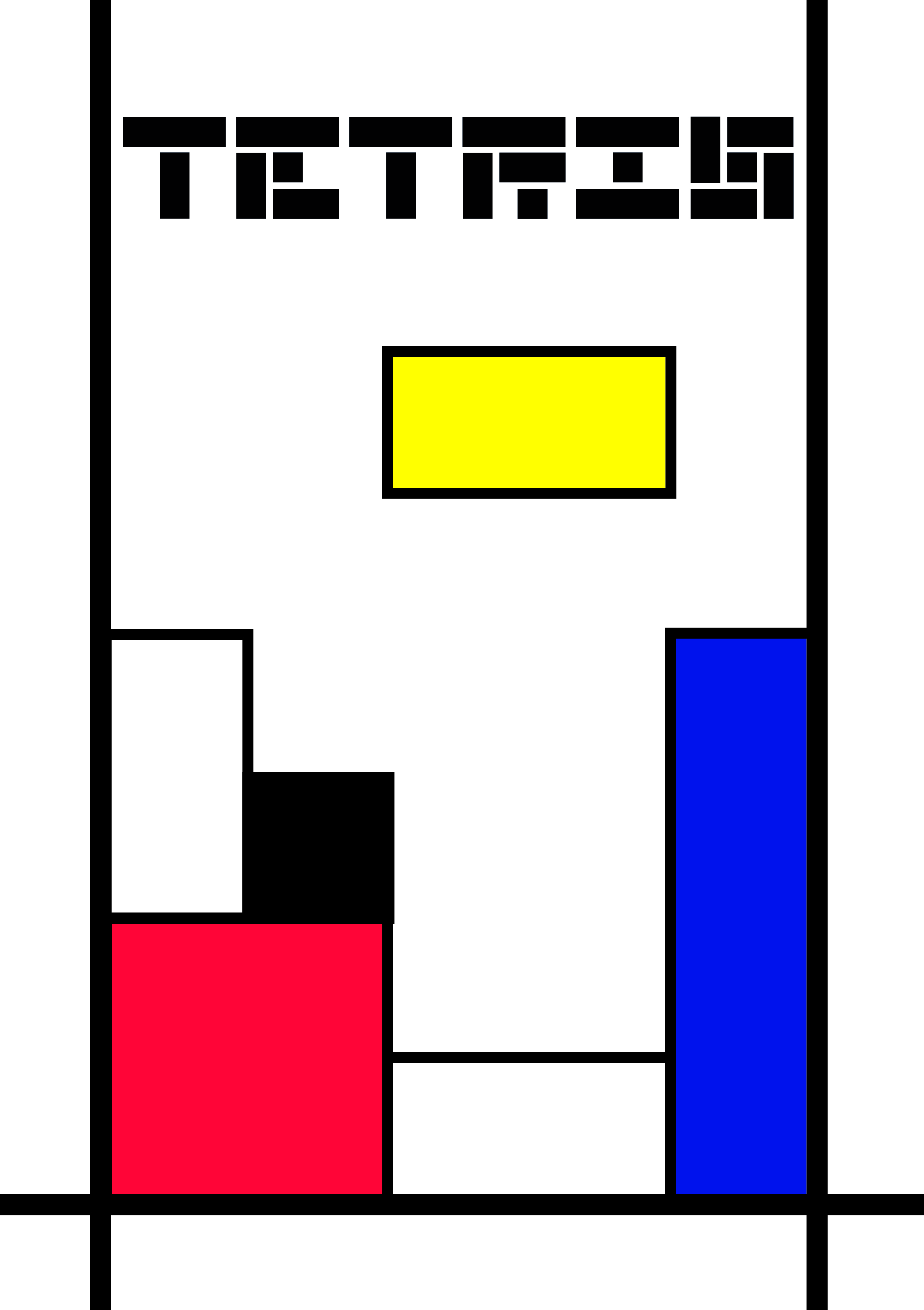 Tetris + Mondrian