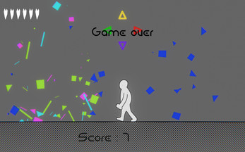 Capture d'écran de ColoRhythm Game Over