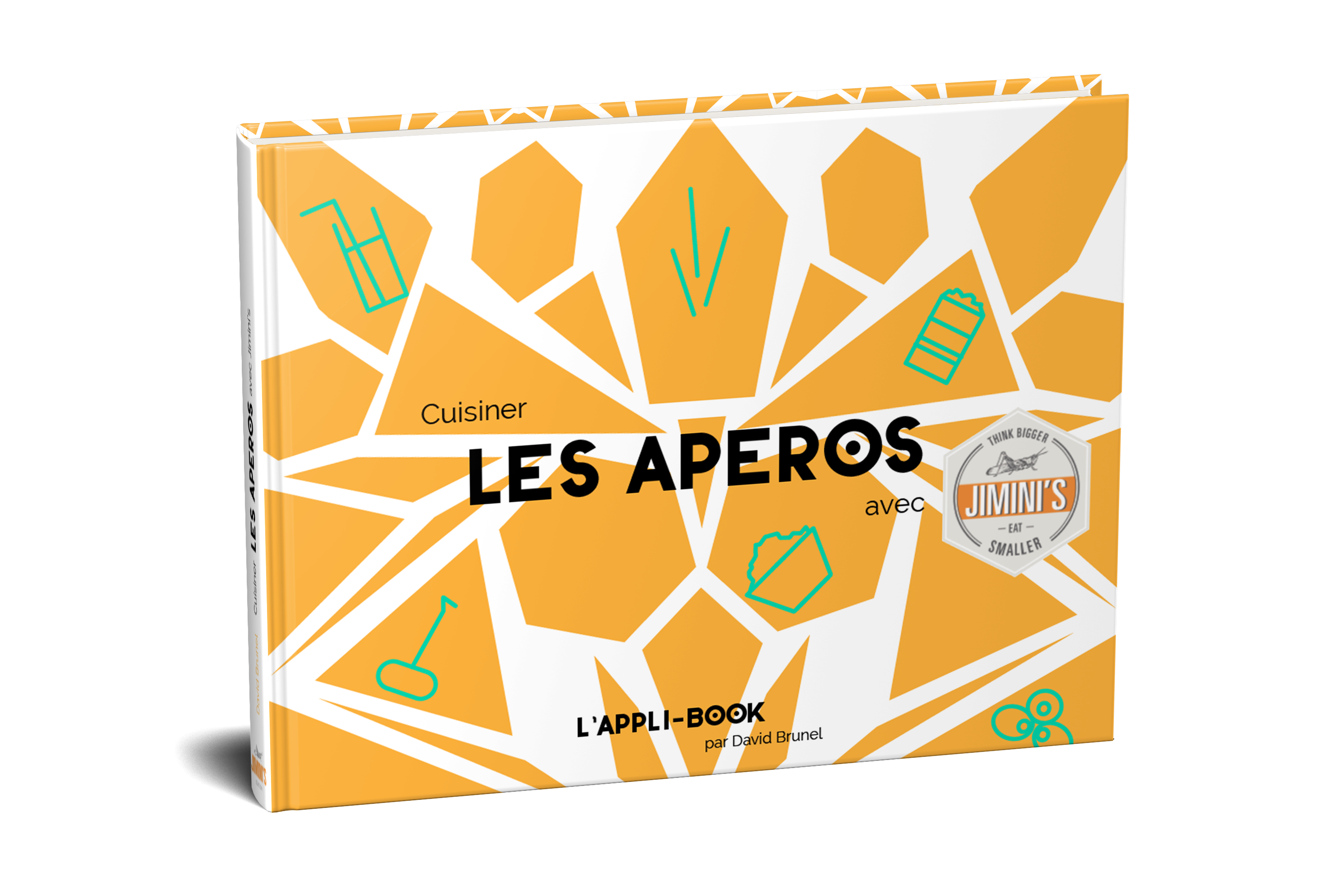 Livre de recettes d'apéro Jimini (recto).