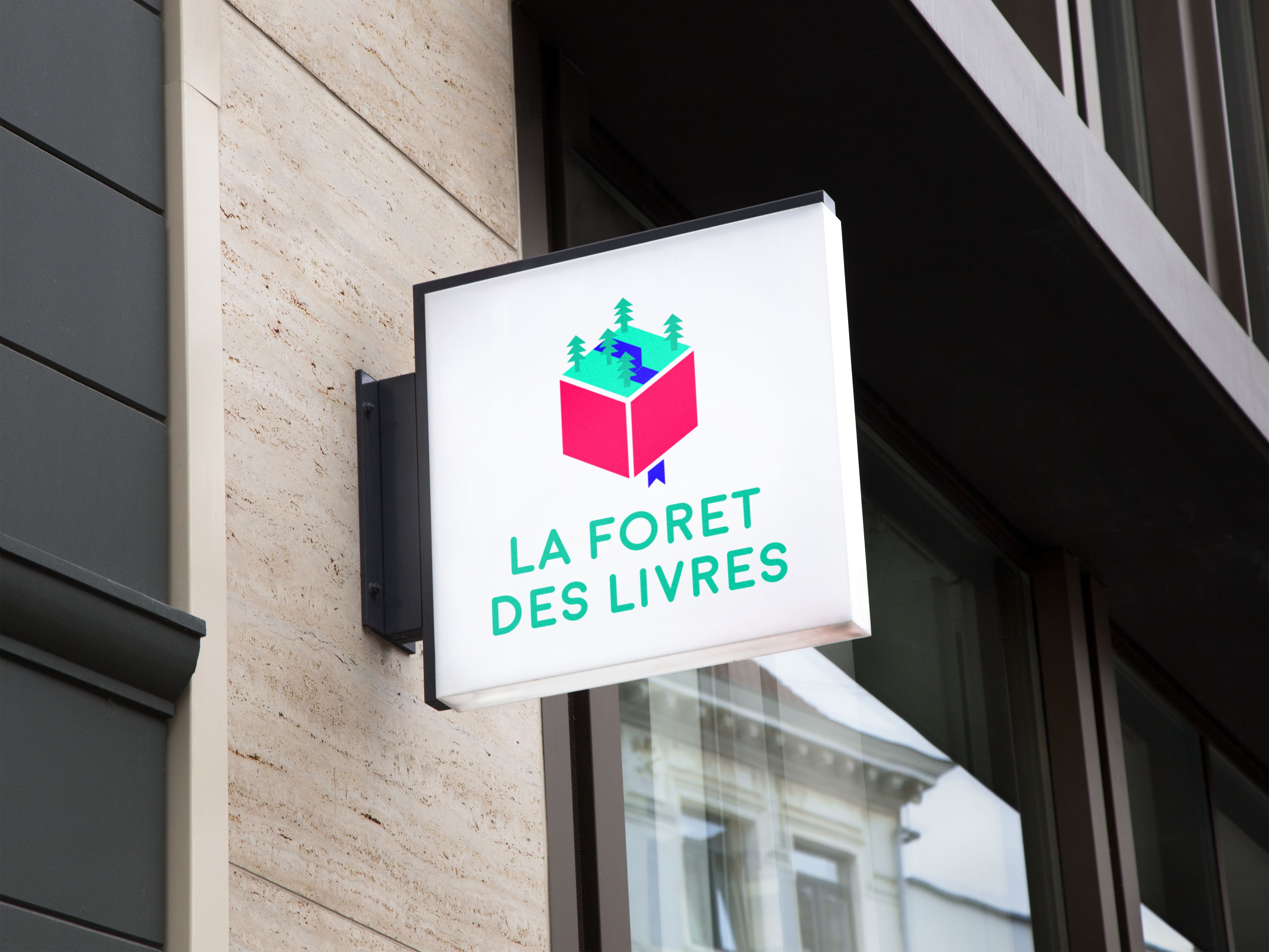 Enseigne de la librairie